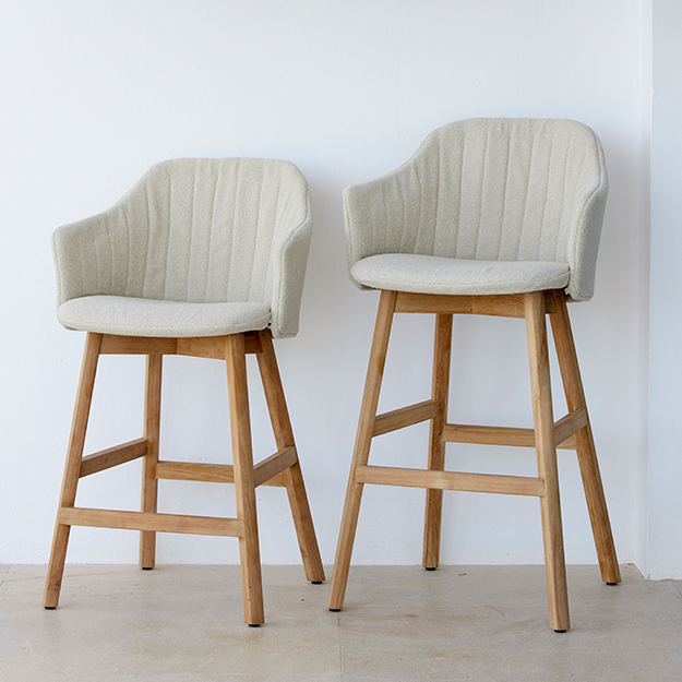 Caneline Choice Bar Stool Wood Legs